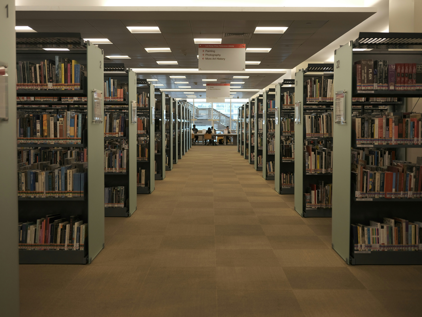 Grand library and media center